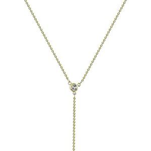 Kyerlyn 14K Gold Plated Zircon Y Lariat Necklaces Long Drop CZ Pendant  Necklace